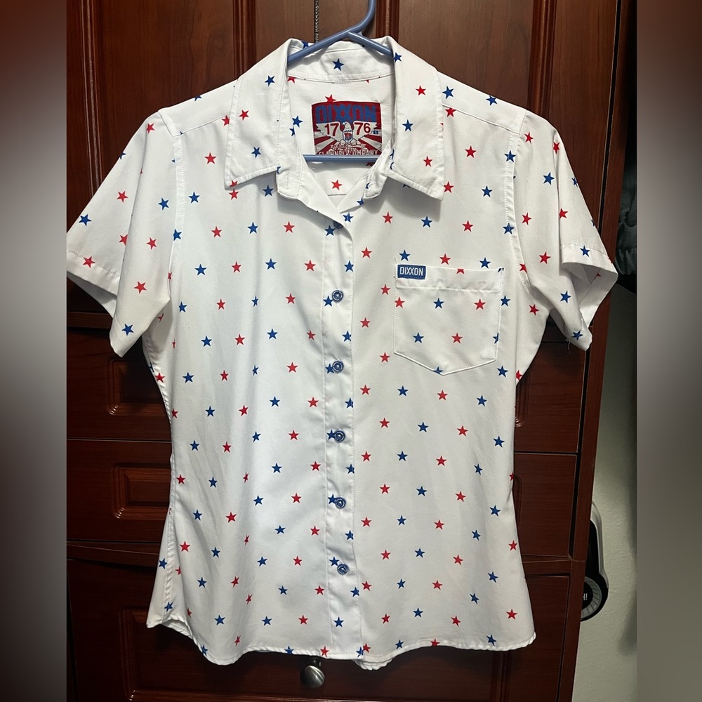 Dixxon Women’s 1776 Button down shirt- SMALL